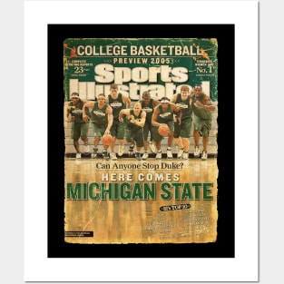 COVER SPORT - SPORT ILLUSTRATED - MICHIGAN STATE FAB FIVE Posters and Art